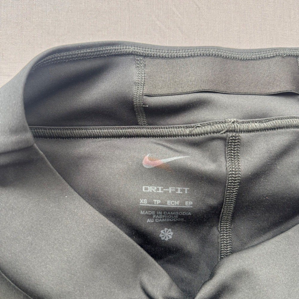 Nike Dri-FIT Pleated Tennis Skirt Black XS Athletic Skort Activewear - Picture 3 of 7